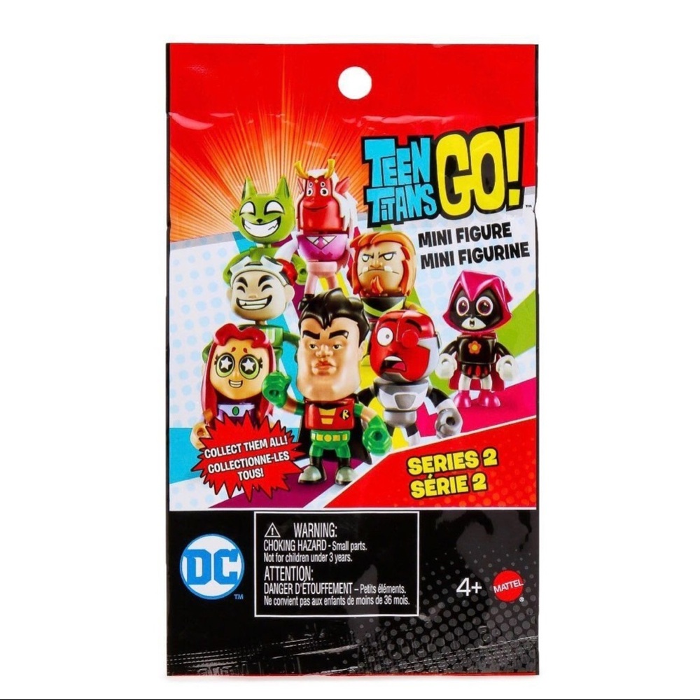 Teen Titans Go! Mini Figure Blind Bag Figurine Series 2 Discontinued